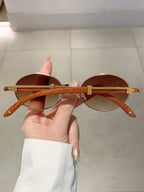 Óculos de Sol Oval Retrô