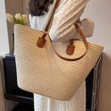 Bolsa Shopper com Alça em Couro