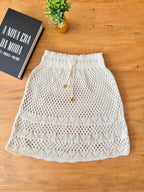Saia Saída de Praia Crochê Lace Premium