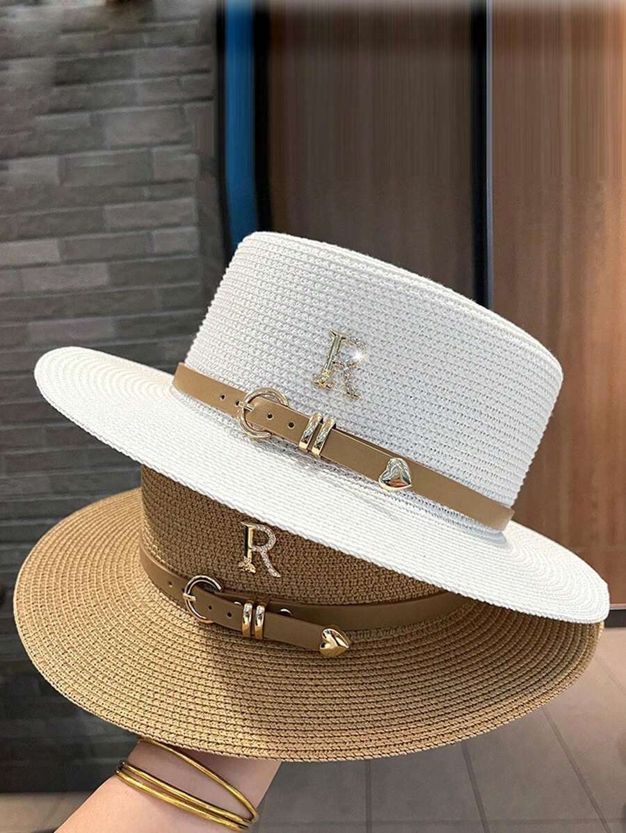 Chapéu Panamá com Detalhe de Fivela