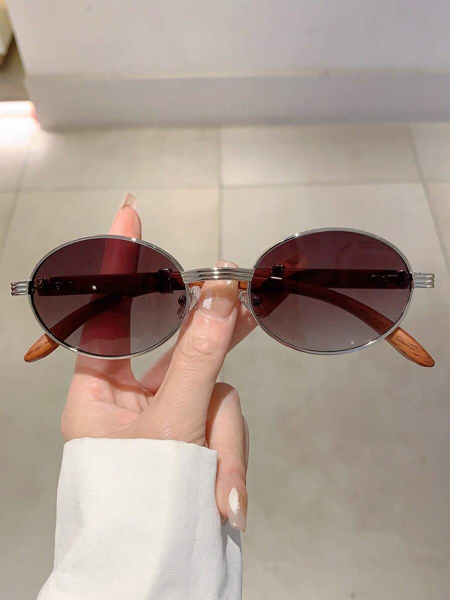 Óculos de Sol Oval Retrô