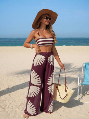 Conjunto Resort Boho Beach 3 Peças