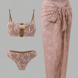 Kit Moda Praia Biquíni & Saia Maxi Elegance