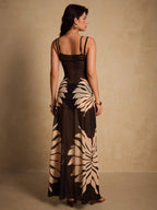 Vestido Resort Transparência Floral
