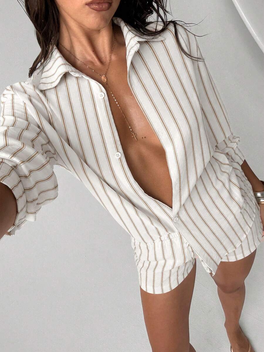 Kit Saída de Praia Camisa e Shorts Confort