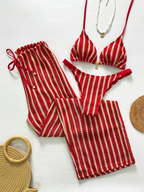 Conjunto Listrado Casual Confort