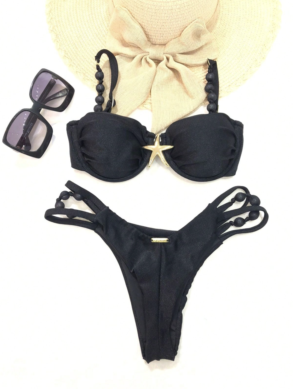 Saída Costeira Ruched Premium