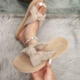 Rasteira Praiana Lace-Up Natural Chic Elegance