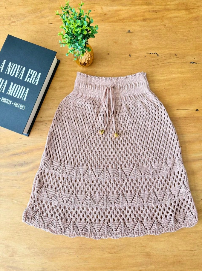 Saia Saída de Praia Crochê Lace Premium