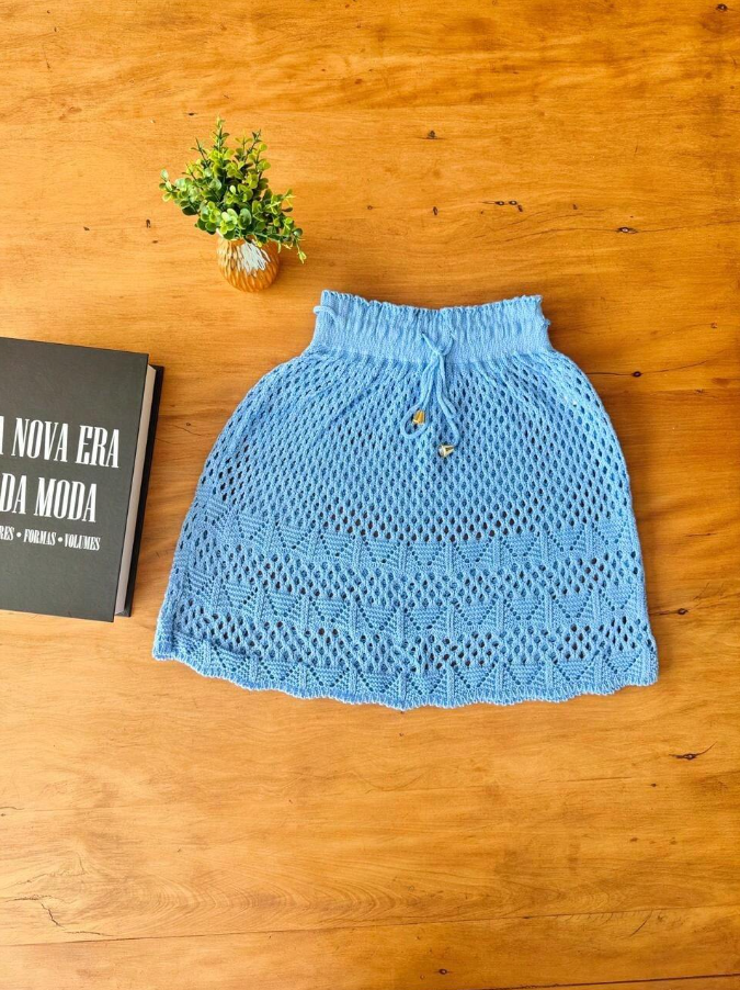 Saia Saída de Praia Crochê Lace Premium