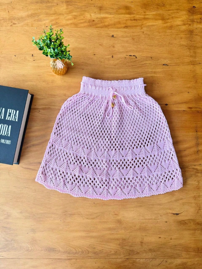 Saia Saída de Praia Crochê Lace Premium