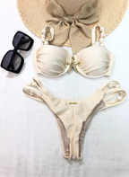 Saída Costeira Ruched Premium