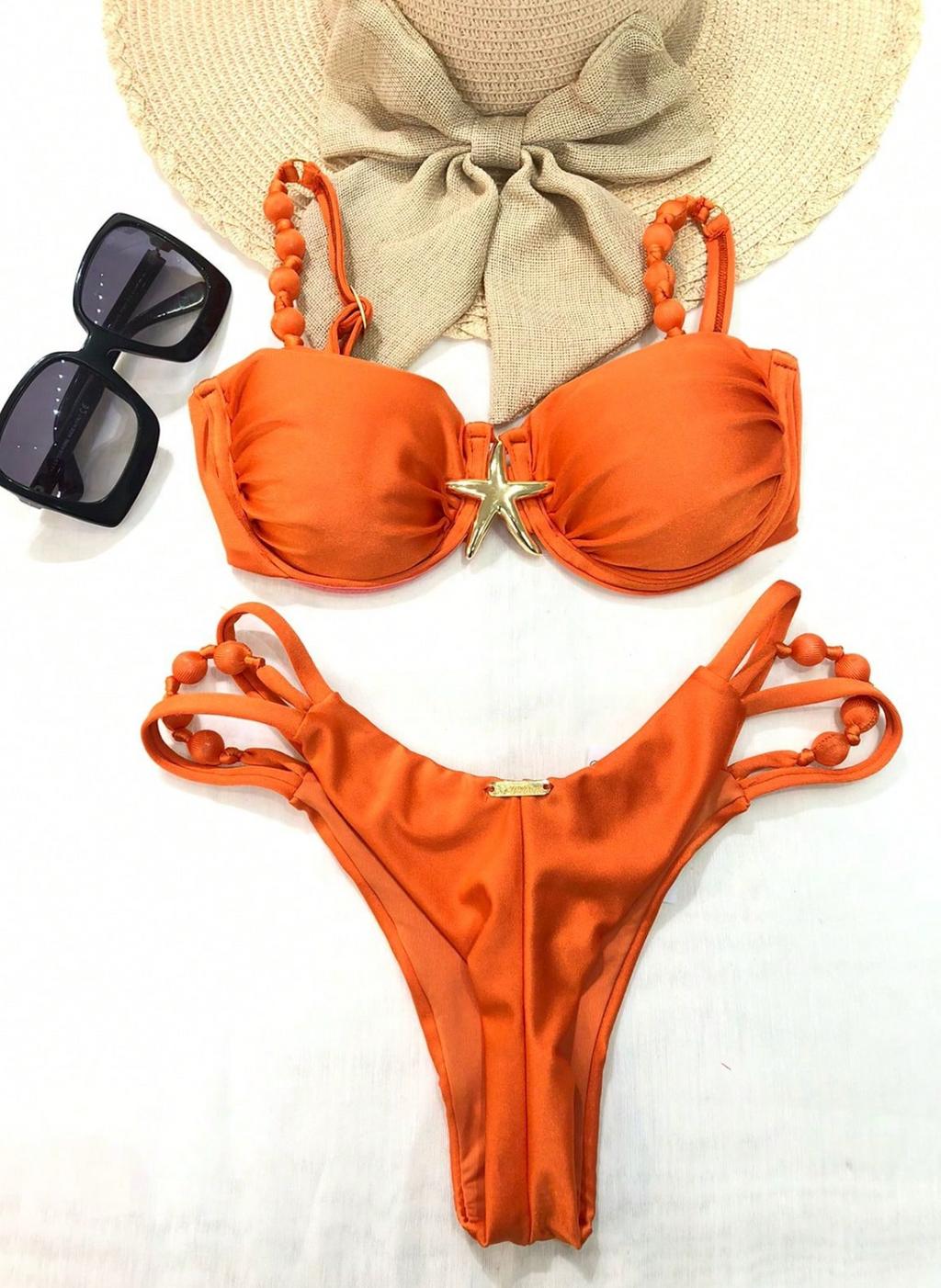 Saída Costeira Ruched Premium