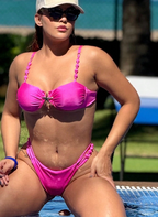 Saída Costeira Ruched Premium