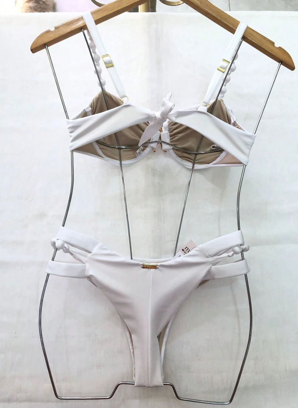 Saída Costeira Ruched Premium