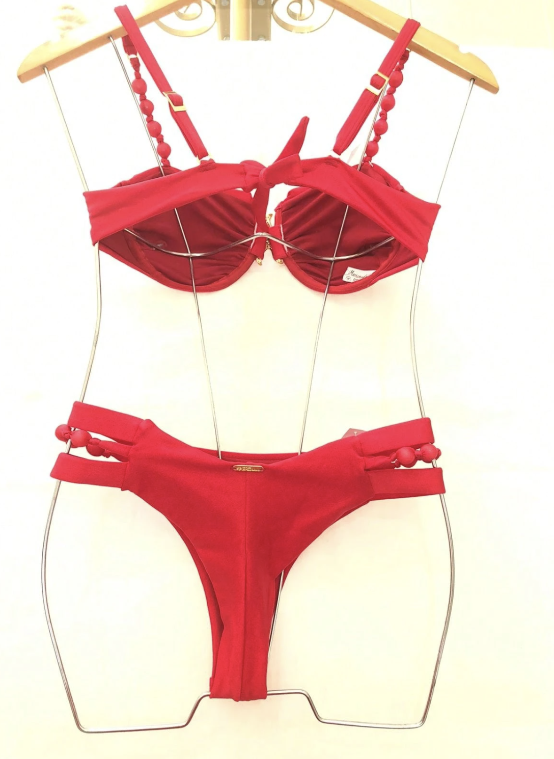 Saída Costeira Ruched Premium