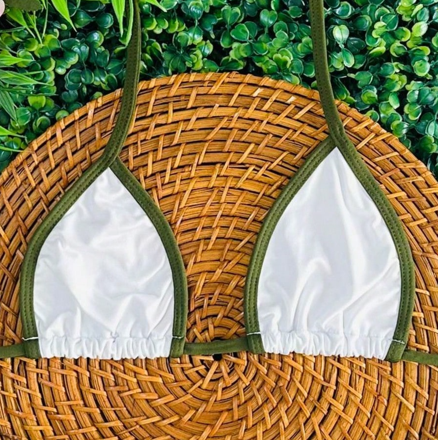 Biquíni Costeiro Bicolor Fit Premium