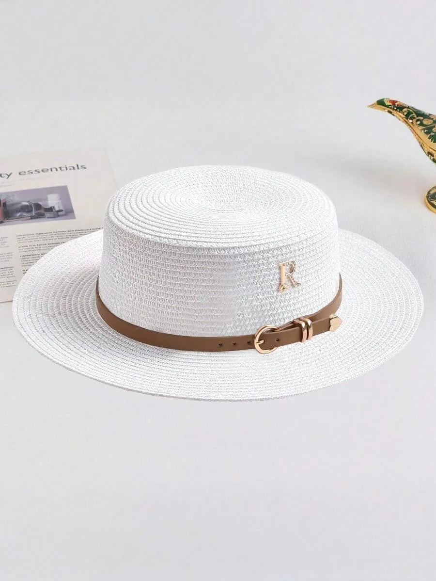 Chapéu Panamá com Detalhe de Fivela